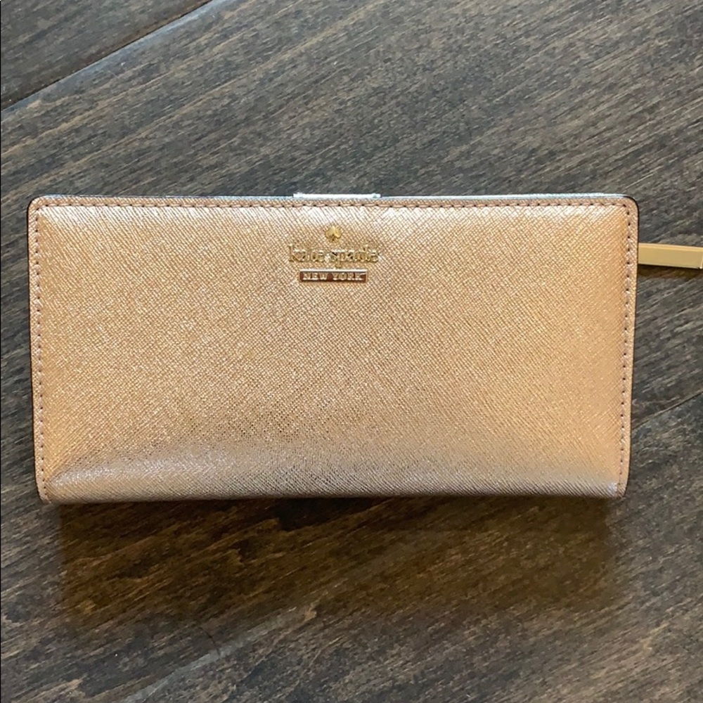 Kate Spade Rose Gold Stacy Wallet